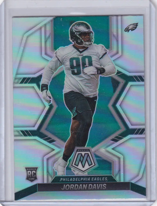 2022 Panini Mosaic Silver #370 Jordan Davis - Philadelphia Eagles - Trading Cards