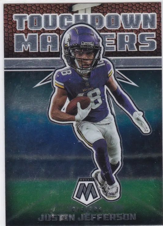 2022 Panini Mosaic #TD-18 Justin Jefferson Touchdown Masters 101725