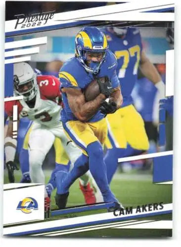 Cam Akers football card from 2022 Panini Prestige with original gloss finish