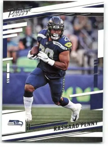 Rashaad Penny football card from 2022 Panini Prestige with original gloss finish
