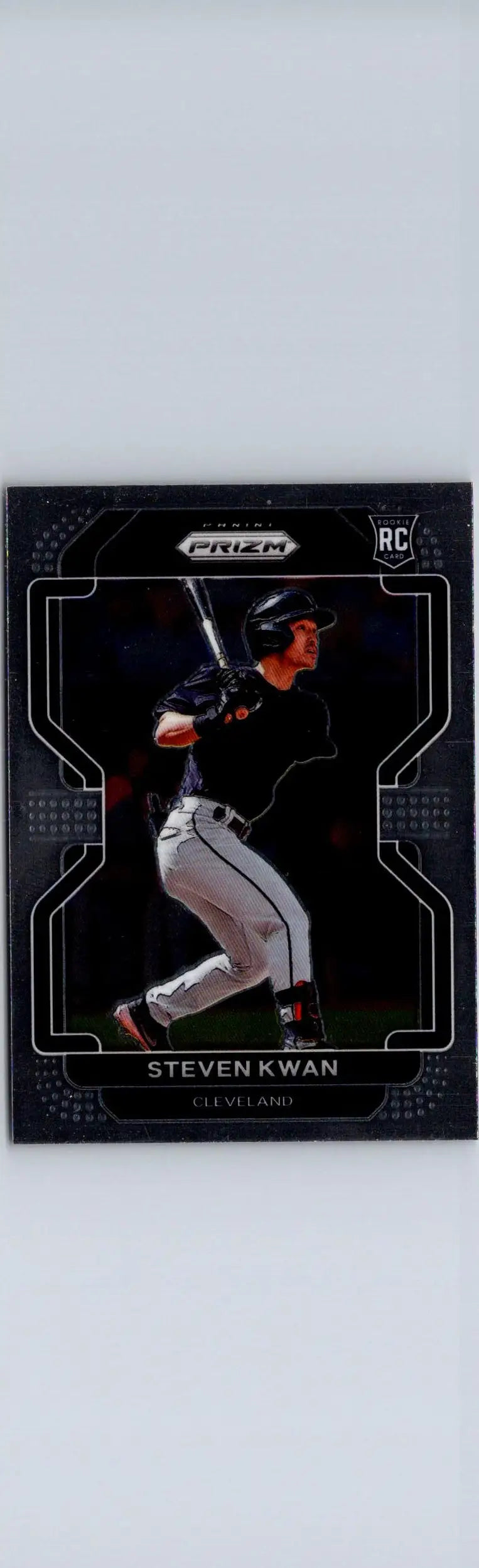 Steven Kwan baseball card from 2022 Panini Prizm product for collectors