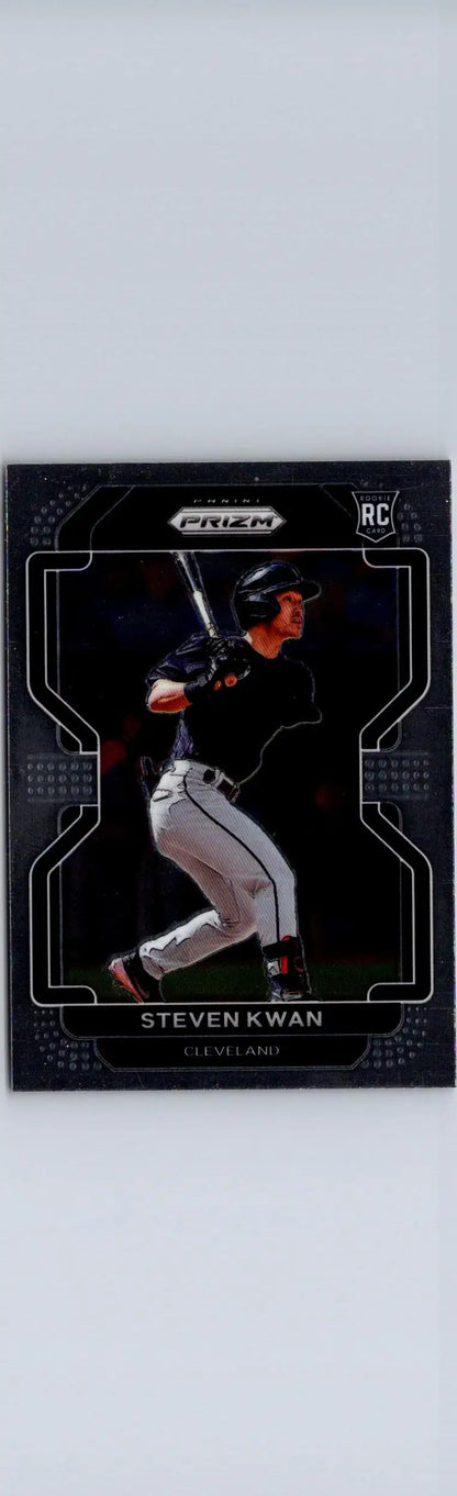 Steven Kwan baseball card from 2022 Panini Prizm product for collectors