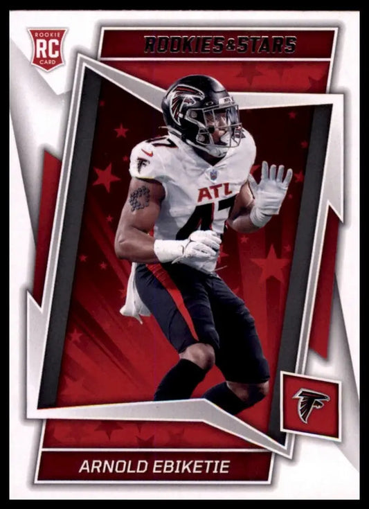 2022 Panini Rookies & Stars Arnold Ebiketie #187 Atlanta Falcons Football Card - Football Card