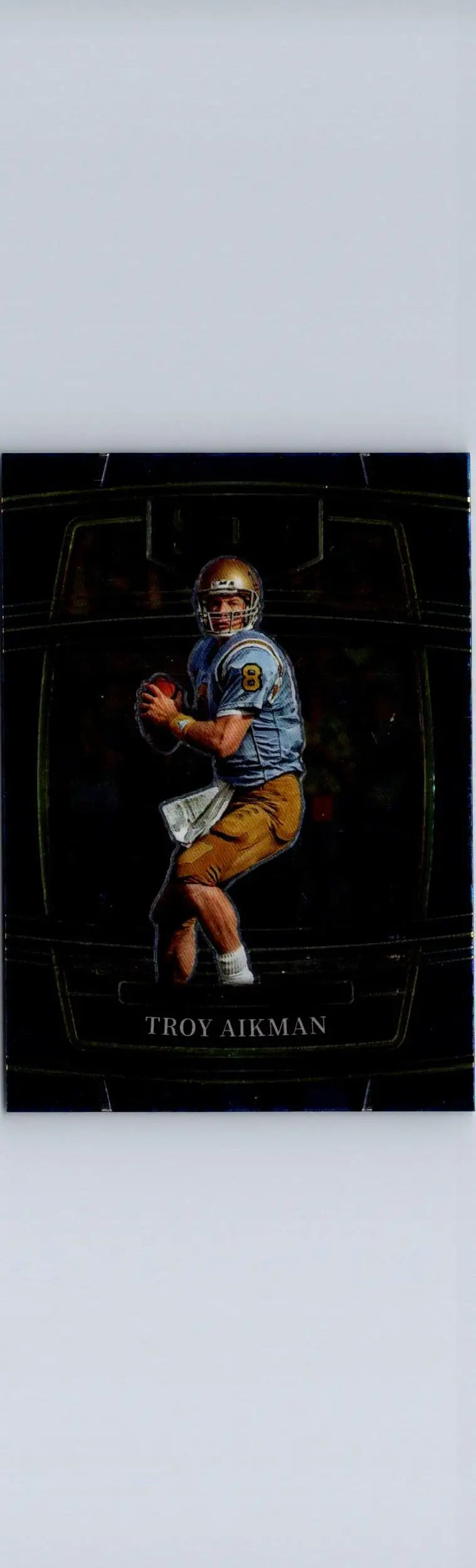 Troy Aikman football card from 2022 Panini Select Draft Picks series