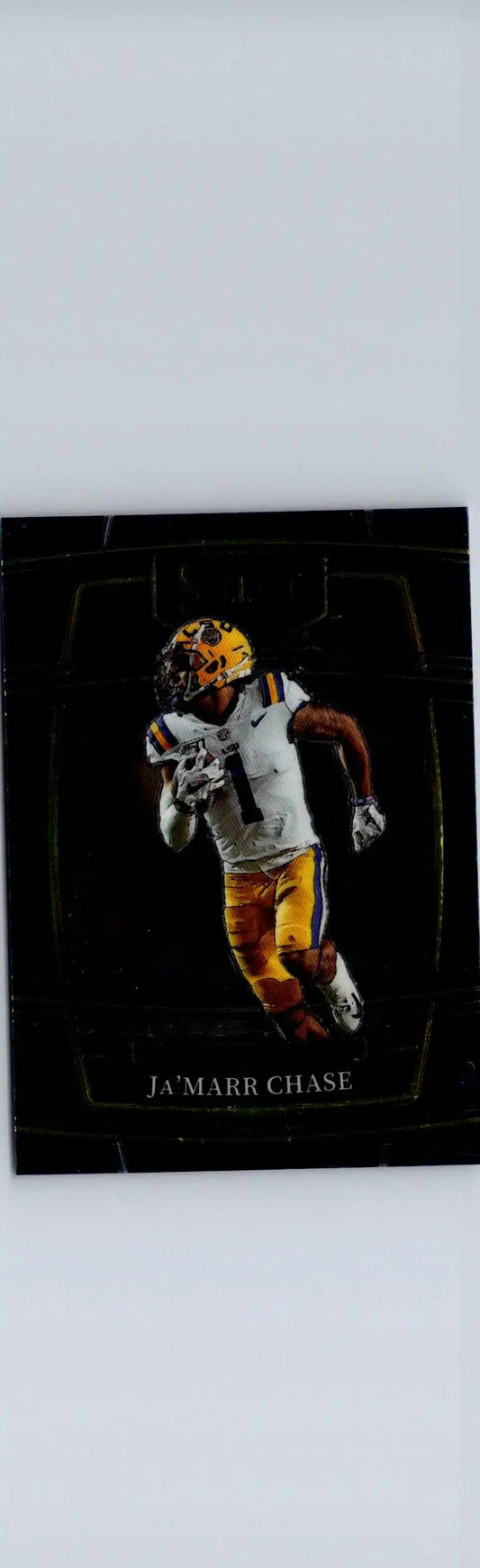 2022 Panini Select Draft Picks Ja’Marr Chase football trading card for draft picks collection