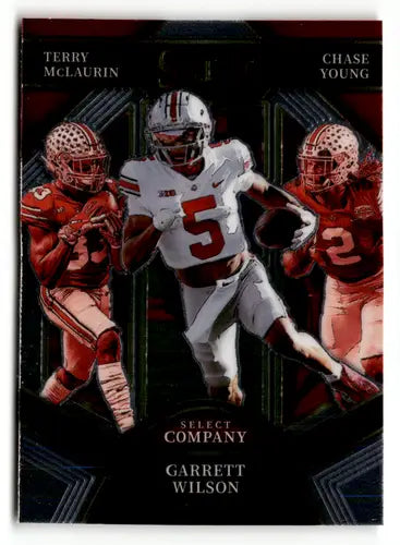 2022 Panini Select Draft Picks Company #8 Chase Young/Garrett Wilson/Terry McLau - Trading Cards