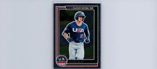 Baseball trading card featuring Brock Jones from 2022 Panini Stripes USA Baseball set