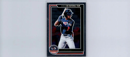 Druw Jones Longevity card from 2022 Panini Stars & Stripes USA Baseball collection