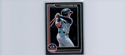 Baseball card of Jace Jung featured in 2022 Panini Stars & Stripes USA Baseball set