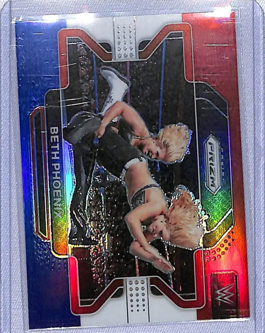 Beth Phoenix WWE Prizm card from 2022 Panini set in NM-MT condition
