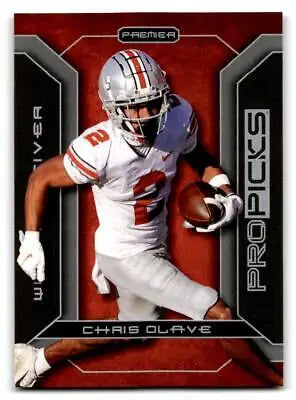 Chris Olave football card from 2022 Pro Picks Premier #PP-32 collectible series