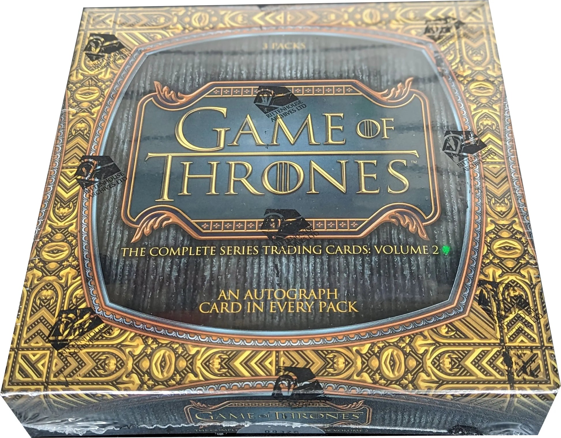 2022 Rittenhouse Game of Thrones trading card box featuring all eight seasons