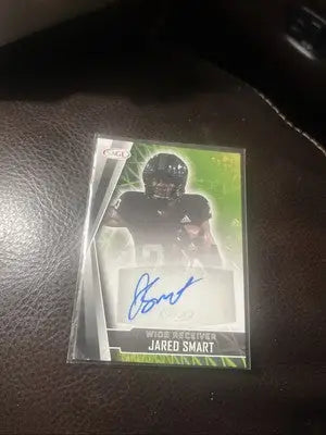 Signed Jared Smart football card from Sage High Series High Series Football collection
