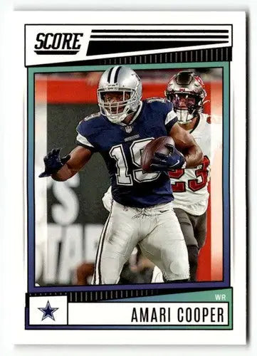 Amari Cooper football card 2022 Score #220 with original gloss displayed by Simply Sandoval