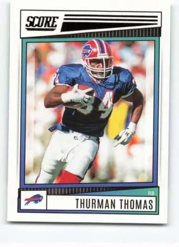 Thurman Thomas football card 2022 Score #270 NM-MT original gloss Bills Simply Sandoval