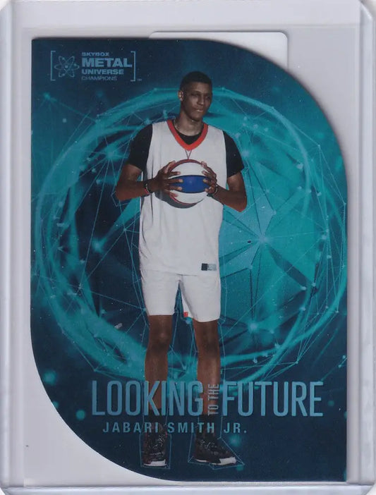 Basketball trading card of Jabari Smith from Skybox Metal Universe Champions collection