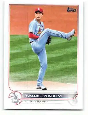 Baseball card featuring Kwang-Hyun Kim with original gloss, ID 40973 for collectors