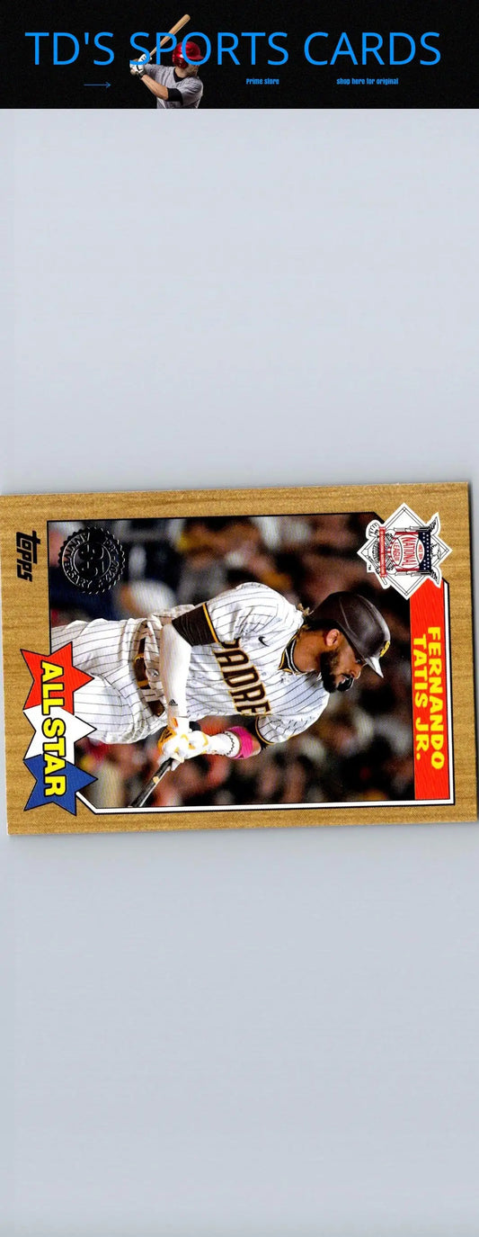Fernando Tatis Jr. baseball card from Topps Baseball 35th Anniversary collection