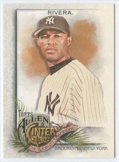 Mariano Rivera New York Yankees Baseball Card from 2022 Topps Allen and Ginter