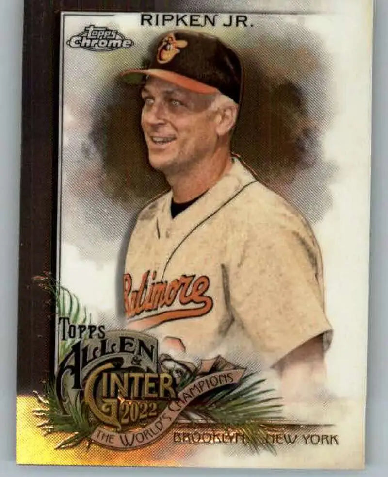 Cal Ripken Jr. Baltimore Orioles baseball card from 2015 Topps Allen & Ginter Chrome