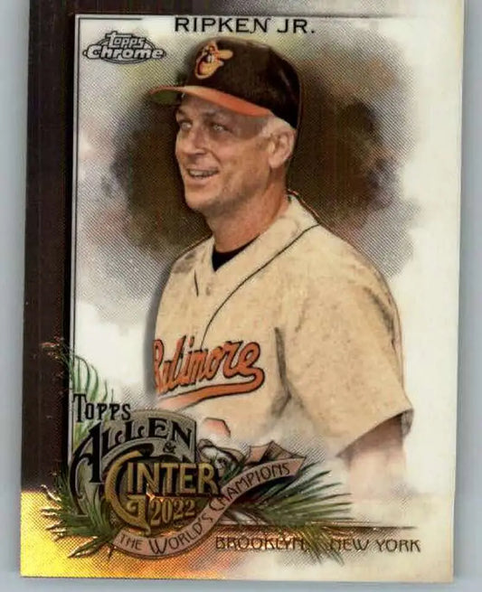 Cal Ripken Jr. Baltimore Orioles baseball card from 2015 Topps Allen & Ginter Chrome