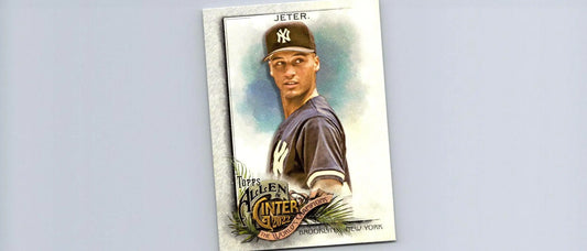 Derek Jeter baseball card from 2022 Topps Allen & Ginter trading cards collection