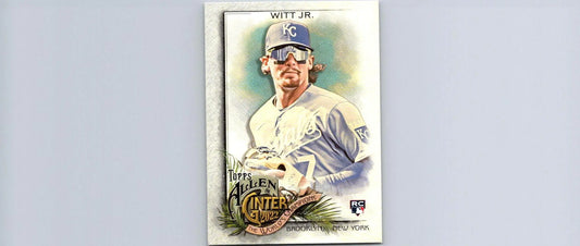 Baseball card featuring 2022 Topps Allen & Ginter #203 Bobby Witt Jr. trading card