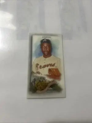 Hank Aaron baseball card from 2022 Topps Allen & Ginter series showcasing Hank Aaron #45