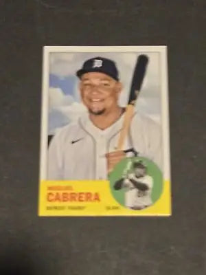 2022 Topps Archives Miguel Cabrera baseball card showcasing a collectible baseball card