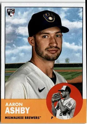 Aaron Ashby baseball card from 2022 Topps Archives series featuring Aaron Ashby