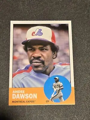 2022 Topps Archives Andre Dawson baseball card featuring vintage design