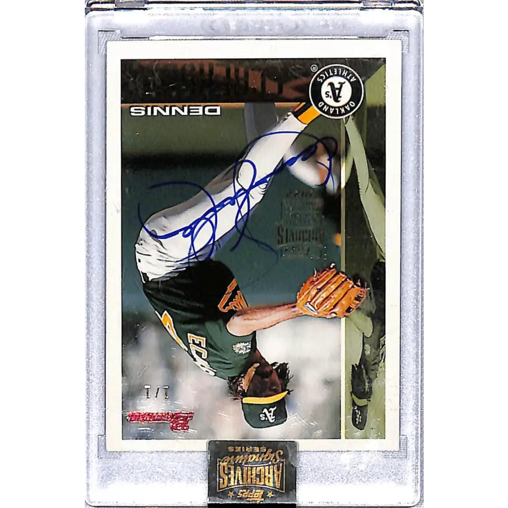 2022 Topps Archives Signatures #426 Dennis Eckersley NM-MT Auto 1/1 Oakland Athletics