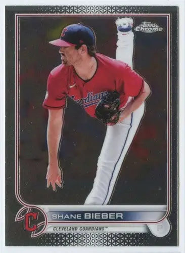 2022 Topps Chrome #208 Shane Bieber NM-MT Guardians ID:51636 - Trading Cards