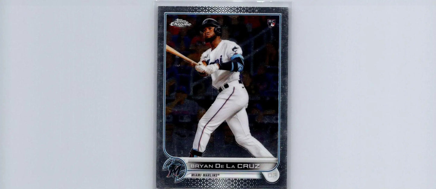Bryan De La Cruz 2022 Topps Chrome #216 baseball card for trading card collectors