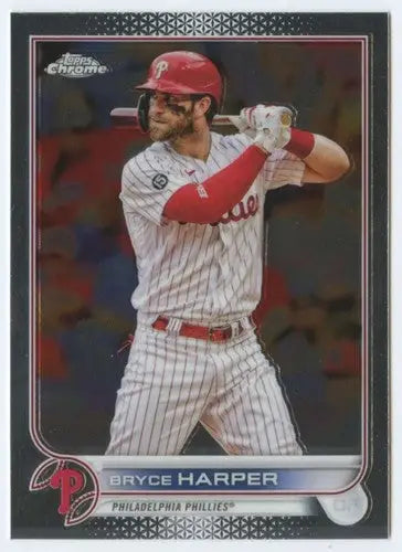 2022 Topps Chrome #220 Bryce Harper NM-MT Phillies ID:51615 - Trading Cards