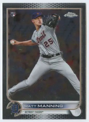 2022 Topps Chrome #57 Matt Manning NM-MT RC Rookie Tigers ID:51625 - Trading Cards