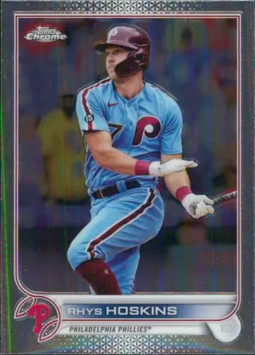 2022 Topps Chrome #8 Rhys Hoskins NM-MT Phillies ID:51614 - Trading Cards