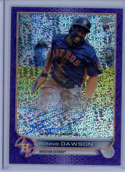 2022 Topps Chrome Auto #RA-RDA 169/299 Ronnie Dawson NM-MT Houston Astros Baseball Card - Baseball Card