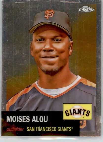 San Francisco Giants outfielder on 2022 Topps Chrome Platinum Anniversary baseball card
