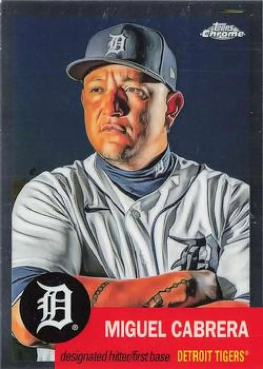 2022 Topps Chrome Platinum Anniversary Miguel Cabrera Detroit Tigers Baseball Card
