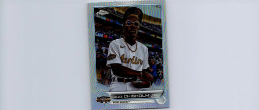 Jazz Chisholm Jr. baseball card from 2022 Topps Chrome Update All-Star Game collection