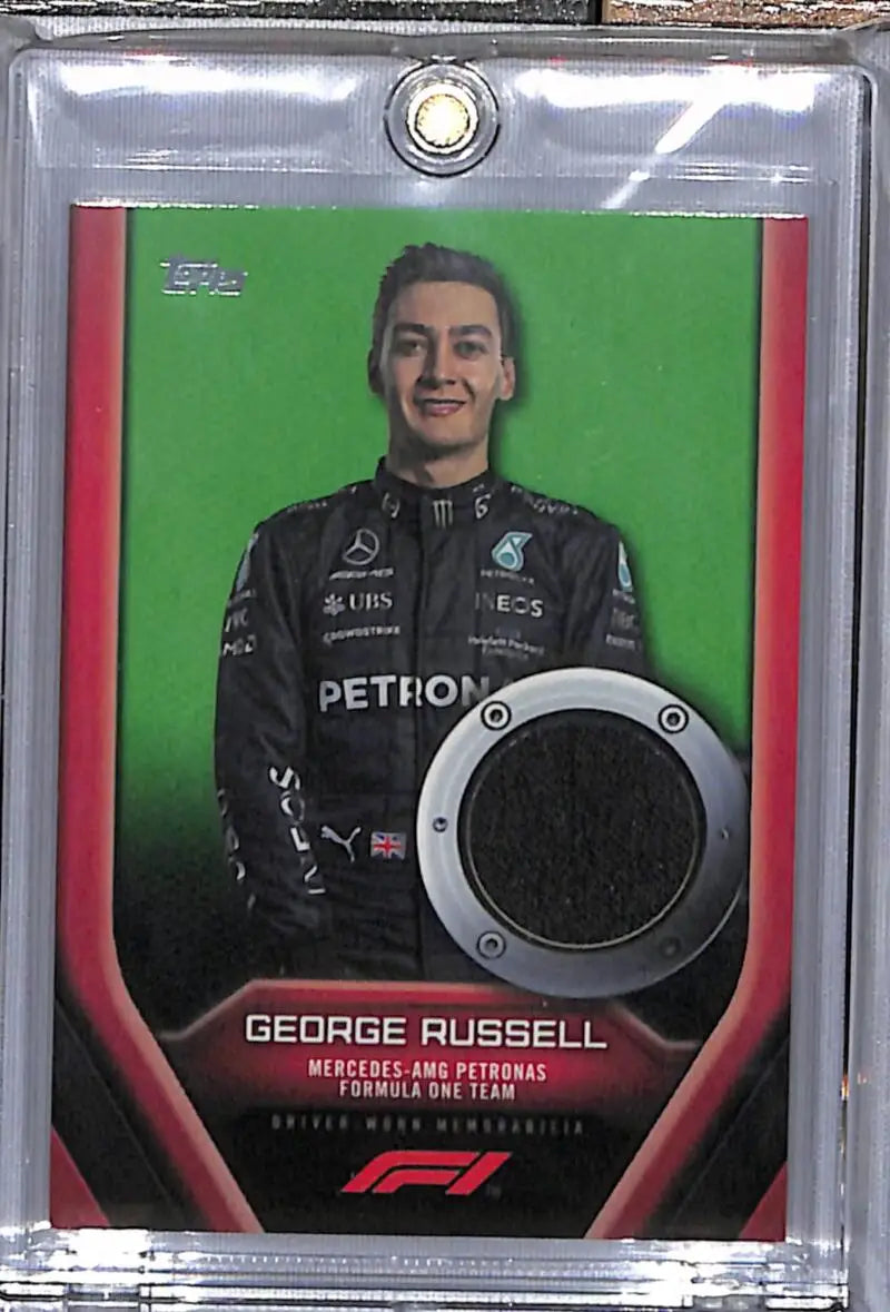 George Russell F1RL-GR racing card from 2022 Topps Formula 1 series