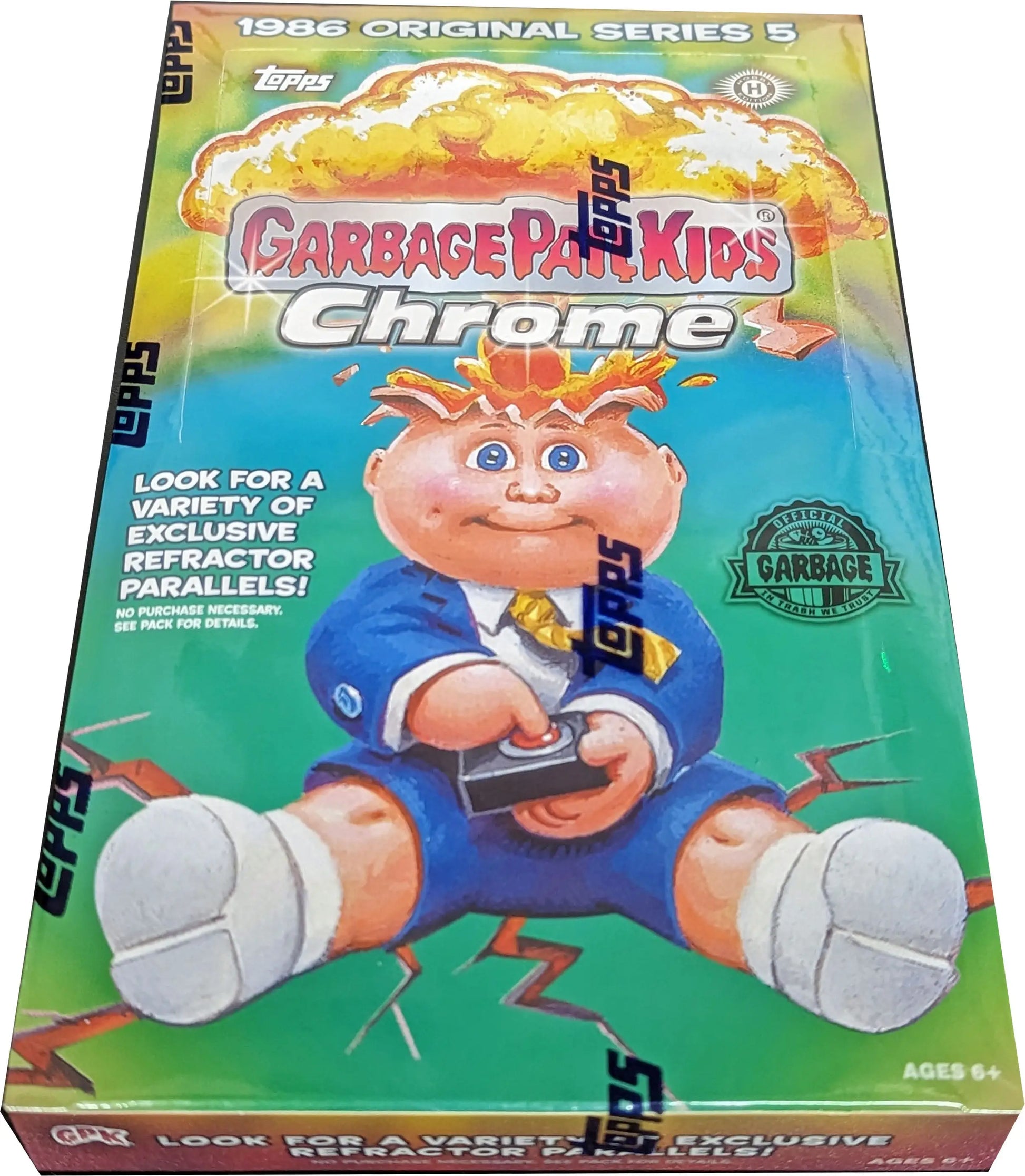 2022 Topps Garbage Pail Kids Chrome Hobby Box GPK Original Series 5 - Non-Sport Sealed