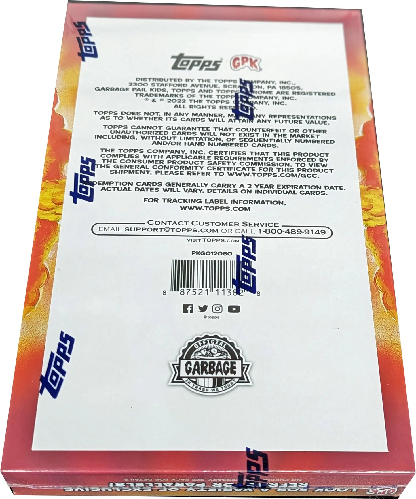 2022 Topps Garbage Pail Kids Chrome Hobby Box GPK Original Series 5 - Non-Sport Sealed