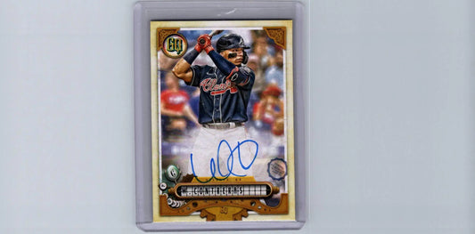 Signed baseball card of William Contreras from 2022 Topps Gypsy Queen Contreras GQ Autographs