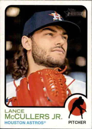 2022 Topps Heritage #171 Lance McCullers Jr. NM-MT baseball card with original gloss