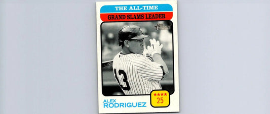 Alex Rodriguez trading card from 2022 Topps Heritage #478 baseball collection