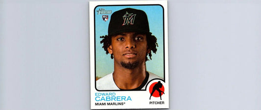 Edward Cabrera 2022 Topps Heritage #657 trading card for collectors and fans