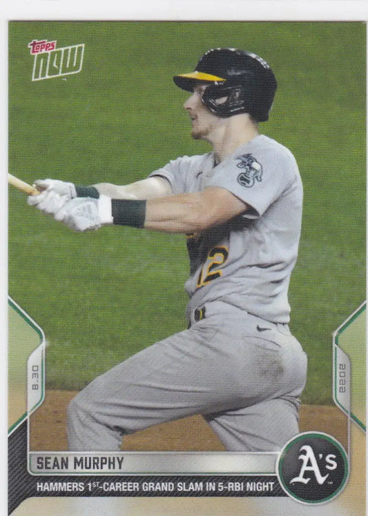 Sean Murphy Oakland Athletics baseball card from 2022 TOPPS NOW series