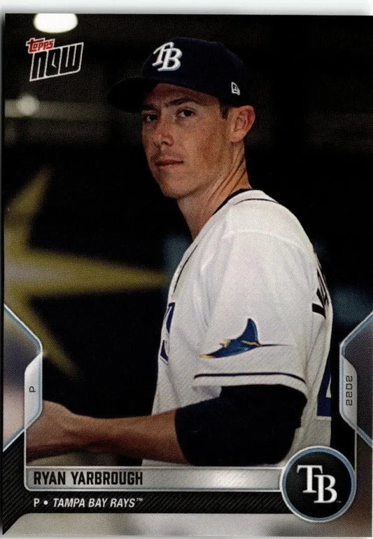 2022 Topps Now Tampa Bay Rays Ryan Yarbrough baseball card for Bay Rays collectors